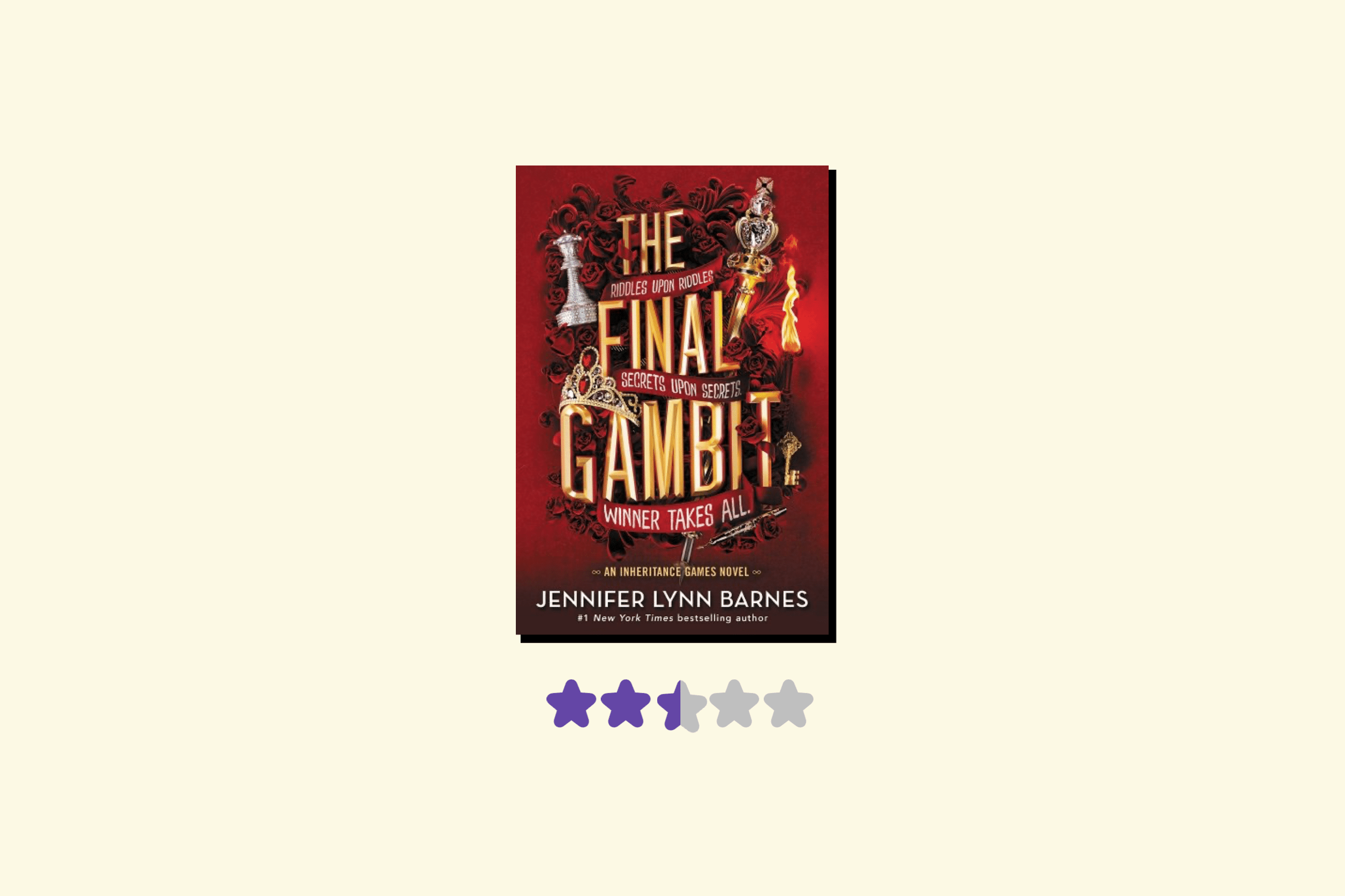 The Final Gambit by Jennifer Lynn Barnes (Book #3 Review)